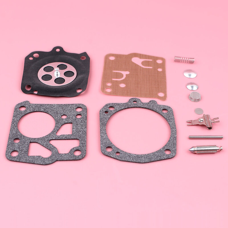 Adefol-Kit de reparación de diafragma de carburador, piezas de motosierra Tillotson RK-23HS, RK-23-HS, RK23HS, para Husqvarna 266, 268, 272, 281, 288