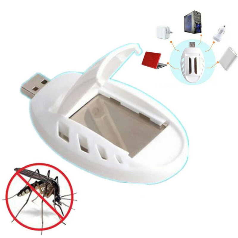 Repelente de mosquitos eléctrico USB, calentador de incienso portátil de seguridad para el verano, para el Control de plagas e insectos, nuevo
