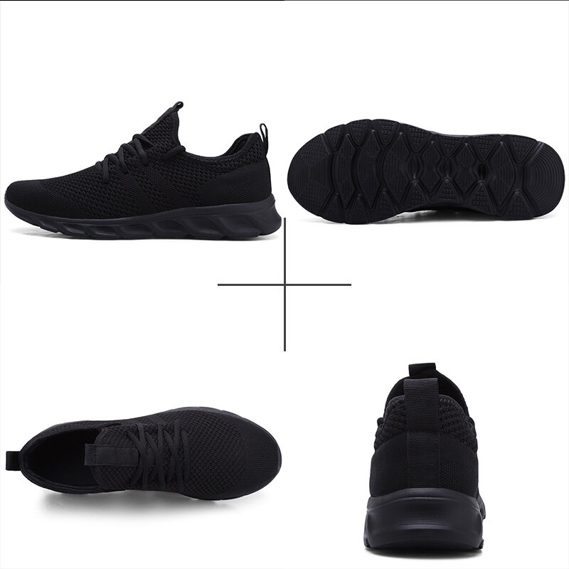 Men Shoes Light Sneakers Men Breathable Jogging Shoes for Men Rubber Tenis Masculino Adulto Plus 35 46 48 DropShipping