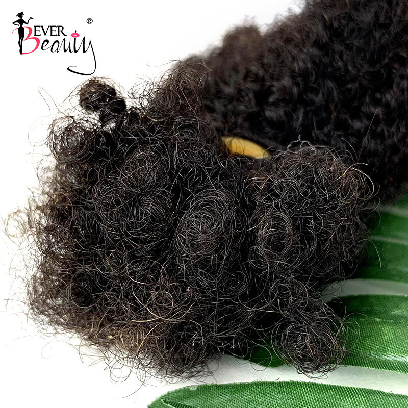 Mongolian Afro kinky Curly Hair Bulk Human Hair Bundles For Braiding Crochet 100g/pc Braids Hair No Weft Remy Ever Beauty