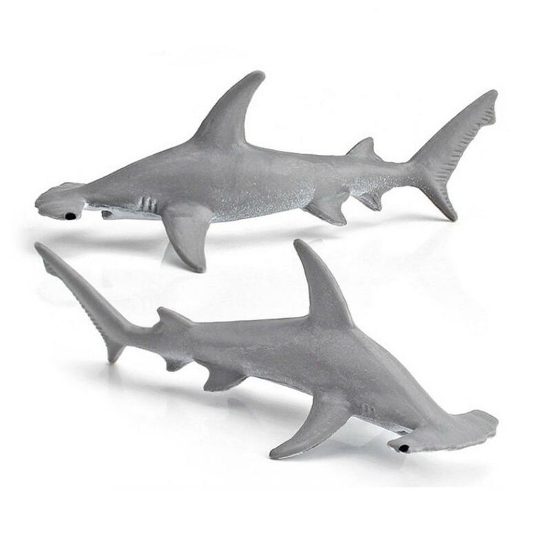 Mainan Hewan Laut Model Ikan Laut Realistis Mainan Figur Set Isi 12 Figur Bawah Laut Great White Shark Dolphin White Shar