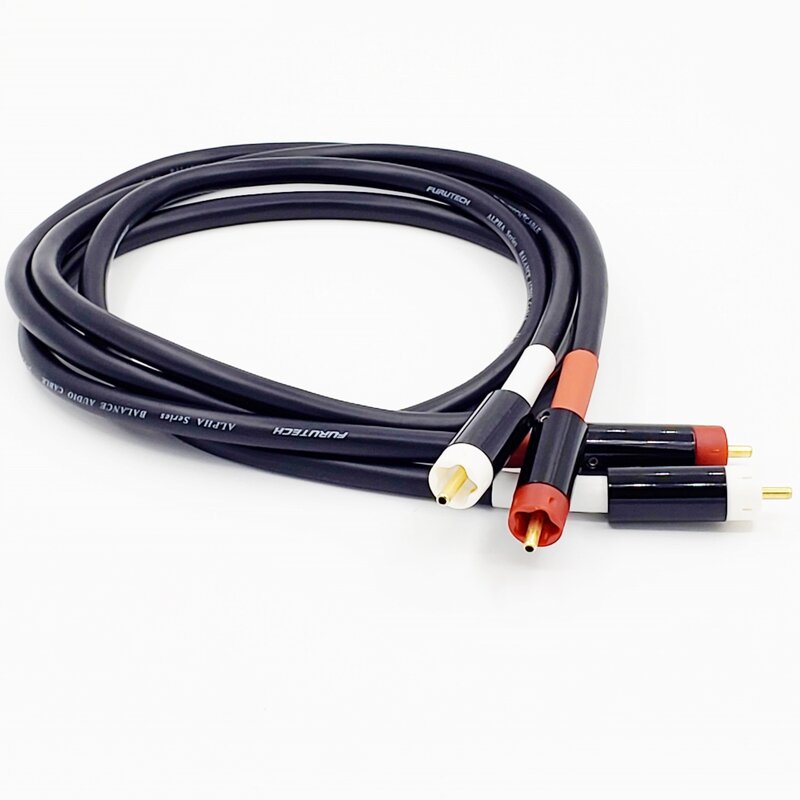 Hifi FURUTECH-cable de interconector, enchufes RCA dorados de cobre puro PCOCC + Línea Estrella