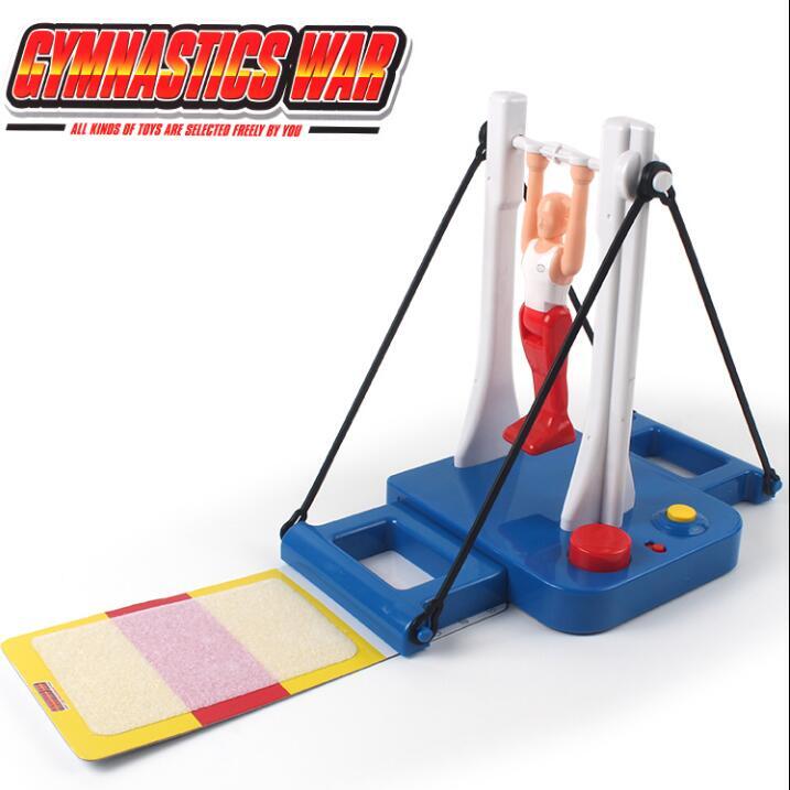 Creativo macchina per ginnastica giocattolo novità ginnastica guerra macchina per ginnastica barra orizzontale coordinazione occhio-mano giocattoli da tavolo