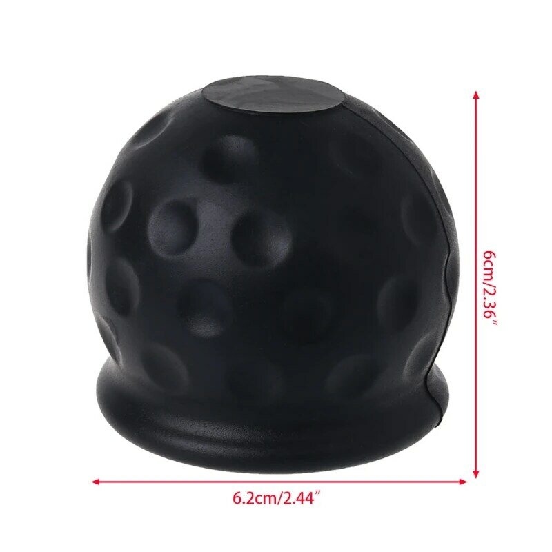 Universal 50mm Tow Bar Ball Cover Cap Towing Hitch Caravan Trailer Protect 