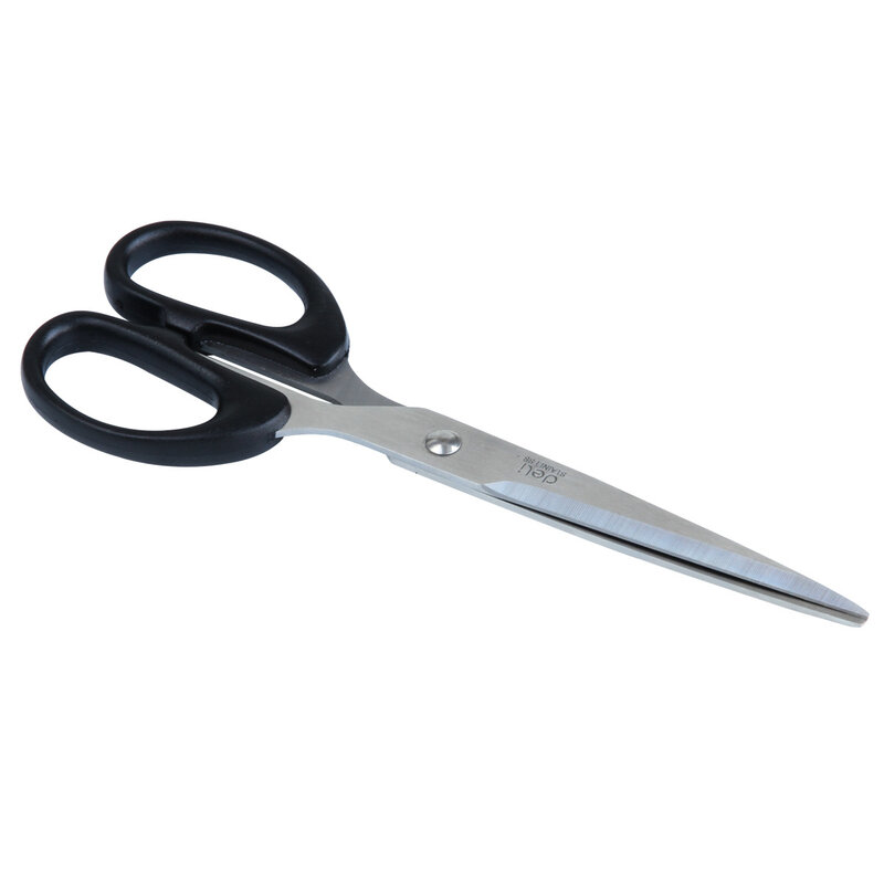 Deli 6009 Scissors Large Office Paper Cutter Art Scissors Household Sewing Scissors Stainless Steel 18cm Adult Plastic 180mm Del