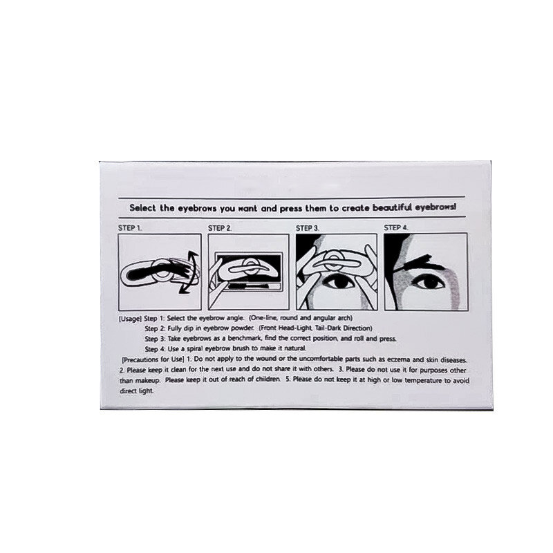 Einstellbare Perfekte Augenbraue Stempel Schaffen Arch Augenbraue Augenbraue Schablone Augenbraue Karte Make-Up Zubehör Faul Anfänger Make-Up-Tools