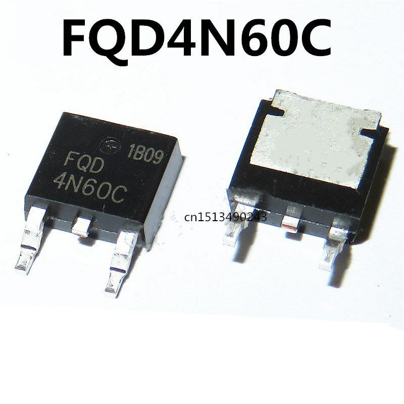 Original 5 stücke/FQD4N60C 4A 600V 4N60 ZU-252