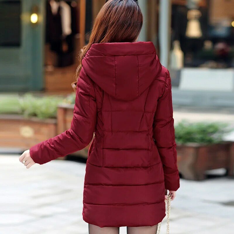 Zogaa 2019 mulheres parka inverno para baixo casaco de algodão quente grosso com capuz casaco casual feminino jaqueta de inverno longo casaco venda quente