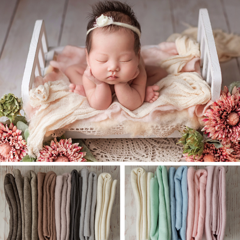 100% reine Wolle Filz Neugeborenen Fotografie Decke DIY Baby Foto Hintergrund Natürliche Wirkung Matte Wrap Infant Fotografia Zubehör