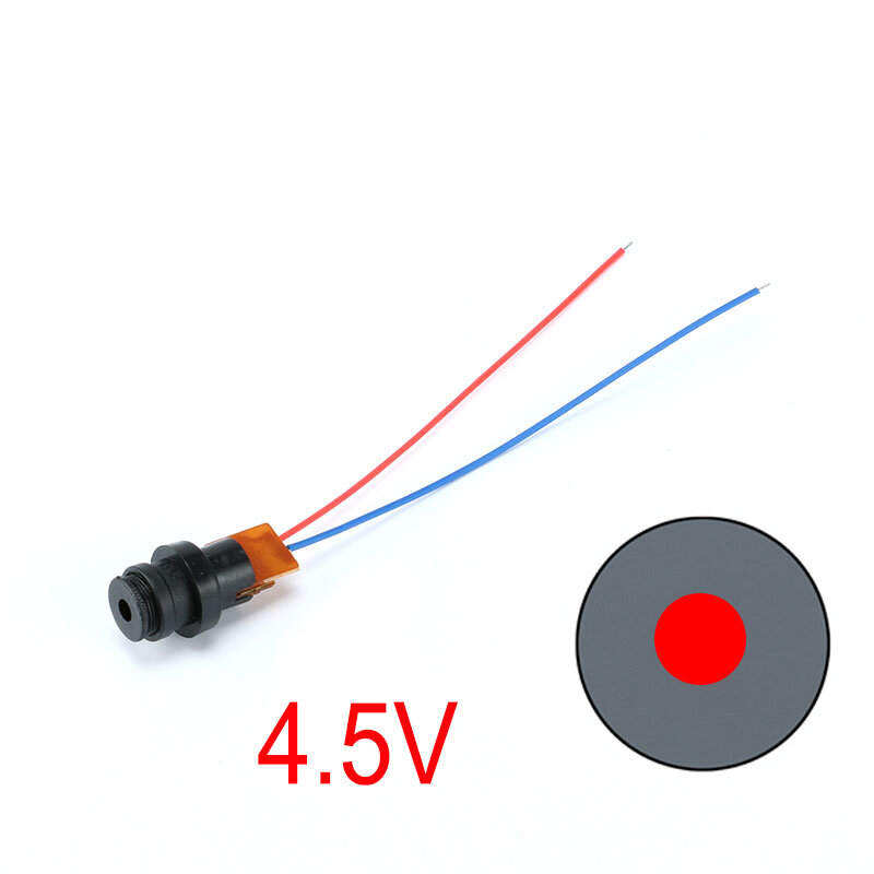 Cabezal de módulo de diodo láser, lente de vidrio enfocable, clase Industrial, 650nm, 5mW, punto rojo, línea, Cruz