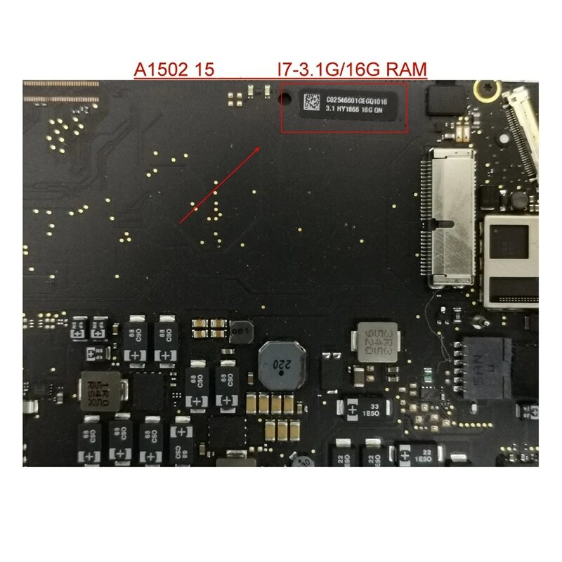 ทดสอบ A1502เมนบอร์ดสำหรับ Macbook Pro Retina 13 "A1502 Logic Board I5 8GB 16GB 820-3476-A 820-4924-A 2013 2014ทดสอบ2015