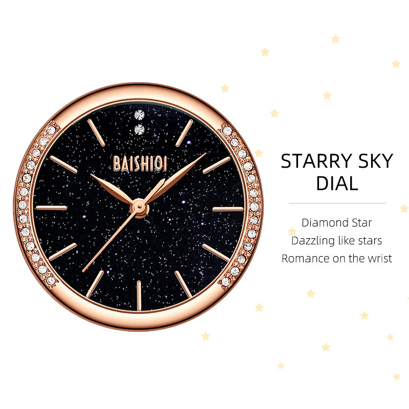 Luksusowy czarny bransoletki z zegarkiem na tarczę dla kobiet moda różowo-złoty damski zegarek na co dzień