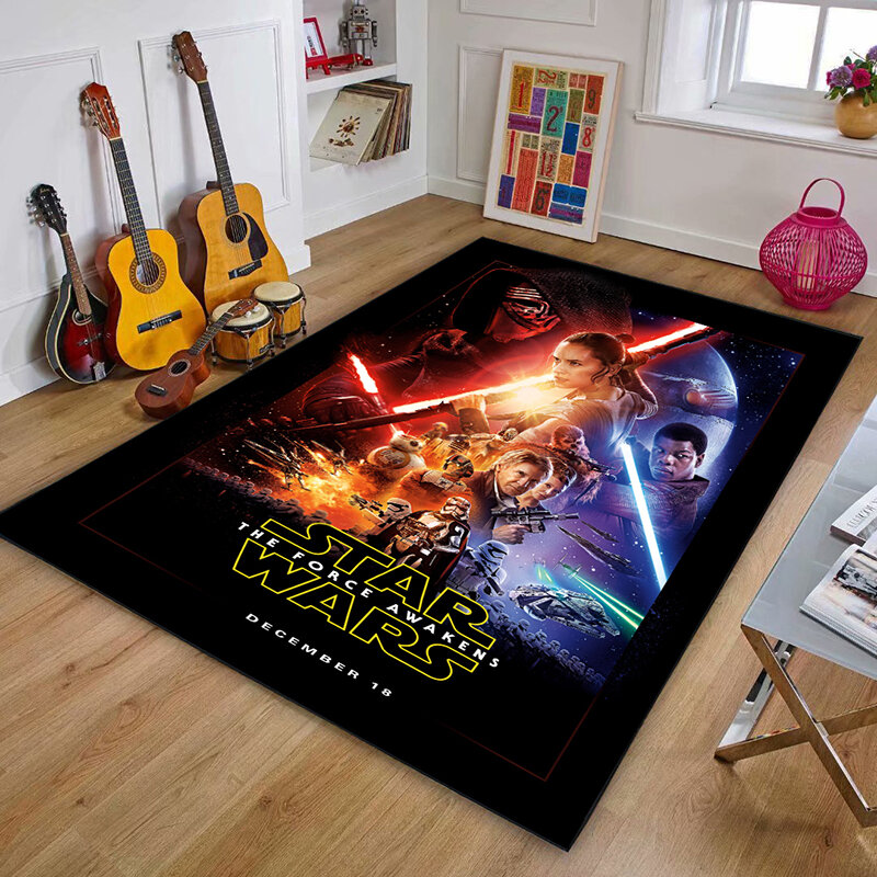 80x160cmStar Wars Baby Playmat Carpets Rubber Carpets for Living Room  Area Rugs Home Carpet Floor Decorate Soft