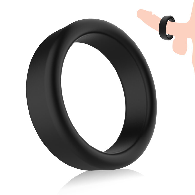 Силиконовое кольцо на пенис, Премиум эластичное кольцо на пенис для более длительного срока службы, более сильная эрекция, удовольствие, улучшающая секс-игрушка для мужчин или мужчин