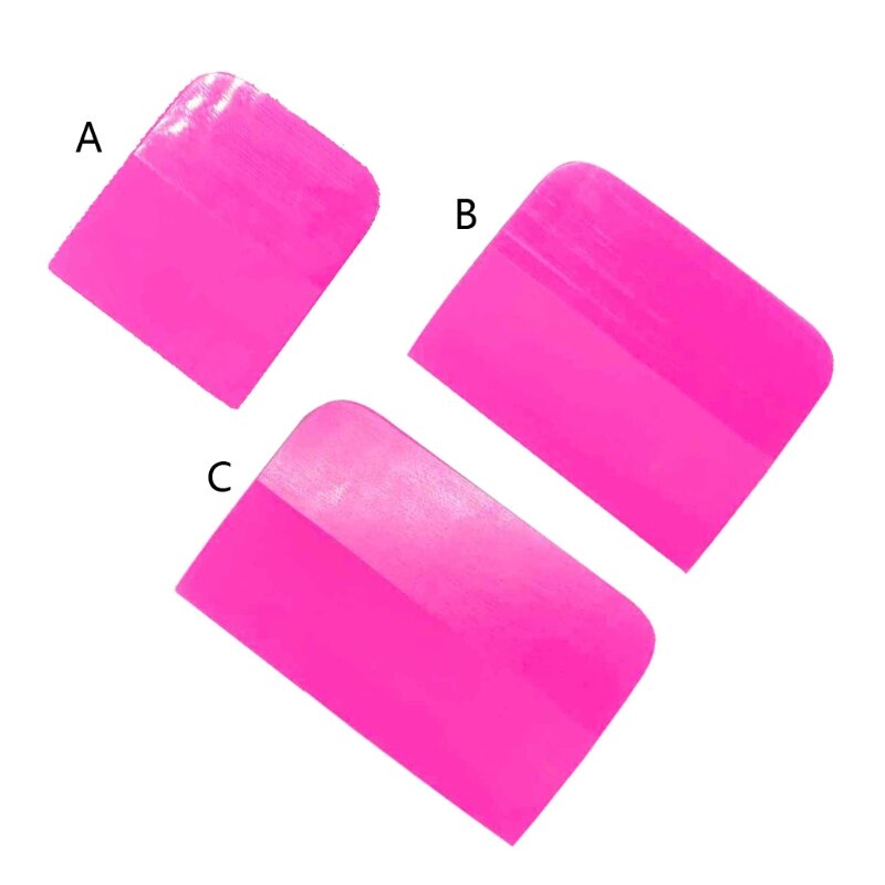 Rodo rosa de borracha macia para janela de carro, ferramentas de coloração para vidro, raspador de água para k1ke