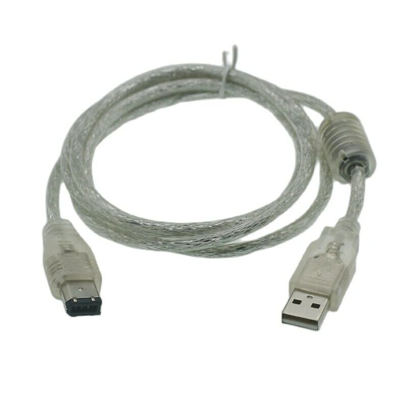 USB Male To Firefire IEEE 1394 6 Pin Male ILink Adapter Cord Firewire 1394 Cable 1.5M Untuk Kamera Digital DV