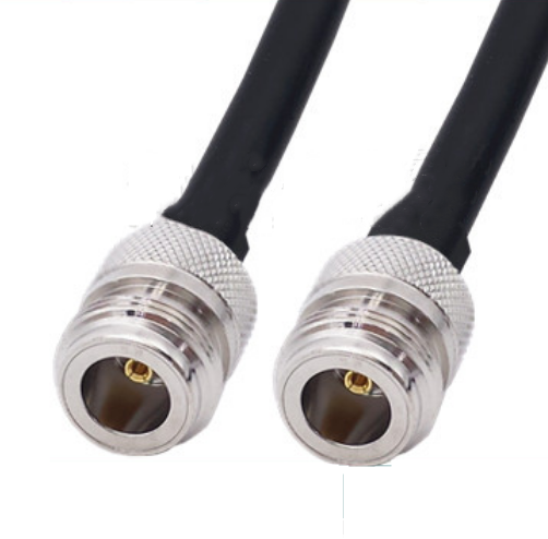Connecteur coaxial RG58 N femelle à N femelle, extension d'antenne WiFi, câble de raccordement en queue de over