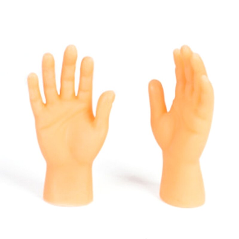 Nieuwigheid Grappige Vingers Handen Voeten Voet Model Lastig Speelgoed Puppets Rond De Kleine Hand Model Halloween Gift