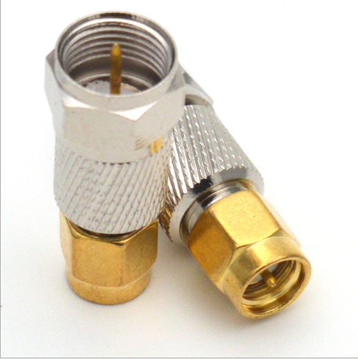 F Male To SMA Male Plug RF Coaxial adapter Connectors
