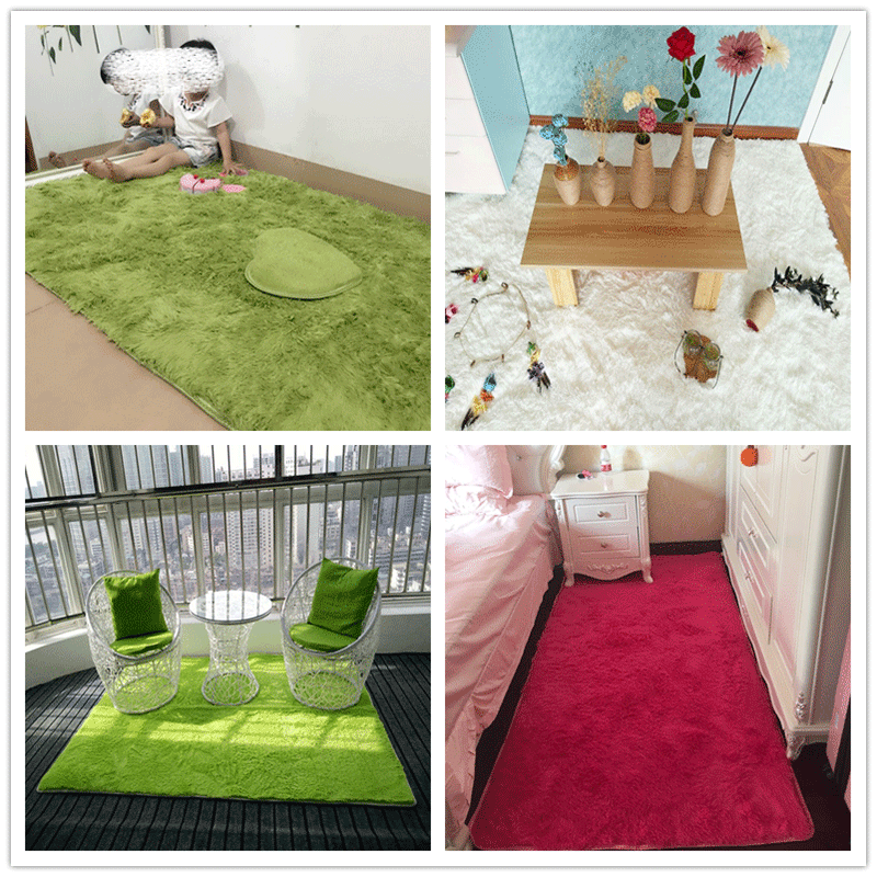 ふわふわの柔らかい緑のリビングルームのカーペット,子供部屋用の大きくて柔らかいカーペット