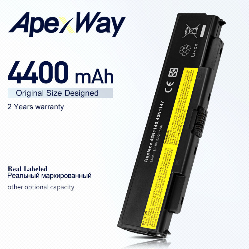 ApexWay laptop battery for Lenovo ThinkPad T440p T540p L440  L540 W540 45N1145  45N1147  45N1149  45N1151  45N1153