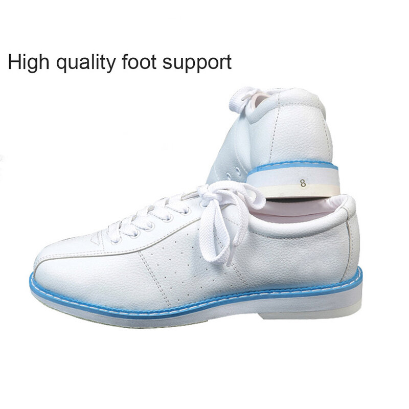 Zapatos de bolos blancos para hombres y mujeres, zapatillas deportivas Unisex para principiantes, envío directo