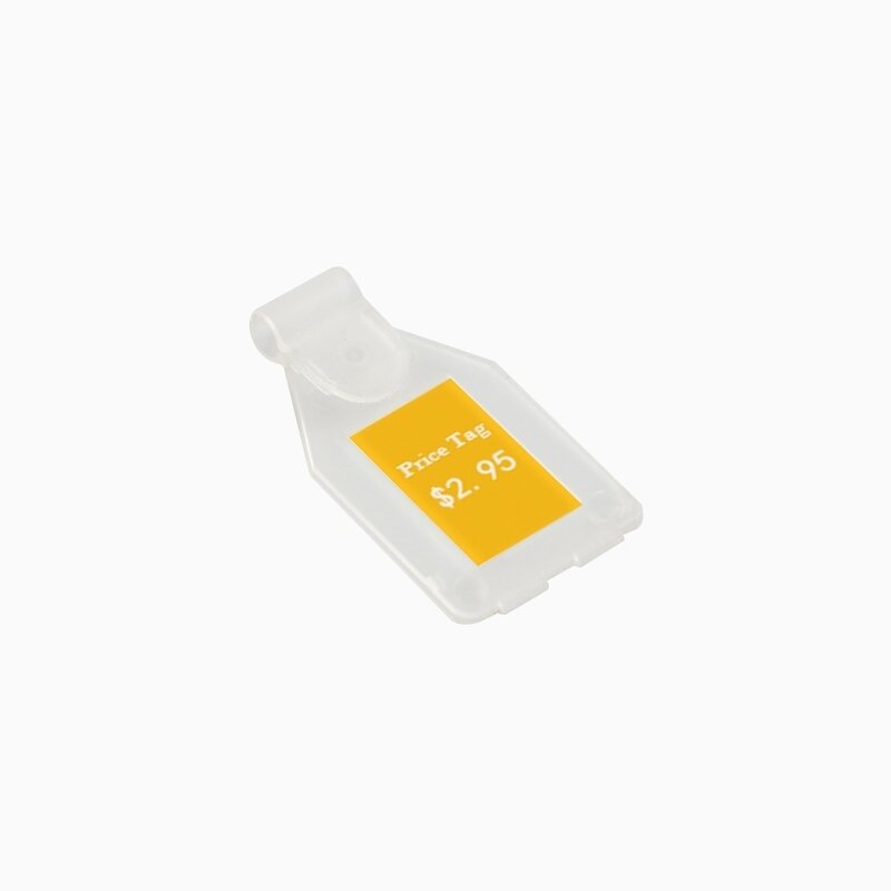Plástico claro pvc preço etiqueta sinal de exibição titular clipe mini papel bilhete manga pequeno cartão pendurado bolsa | loripos