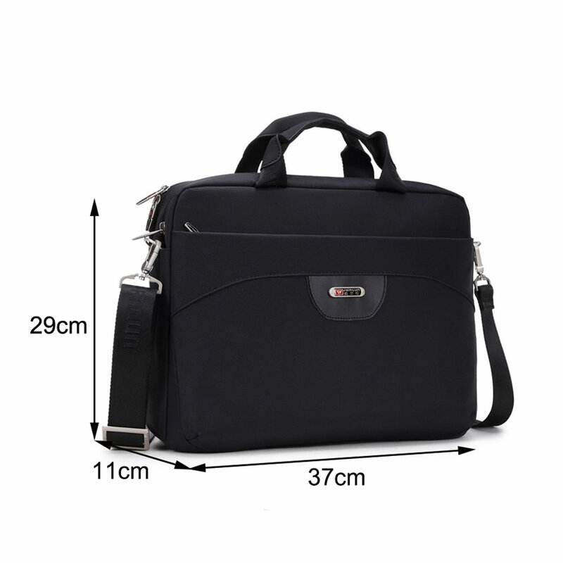 YIXIAO 패션 남자 서류 가방 비즈니스 14 인치 노트북 가방 남성 휴대용 Crossbody 핸드백 어깨 가방 주최자 서류 가방