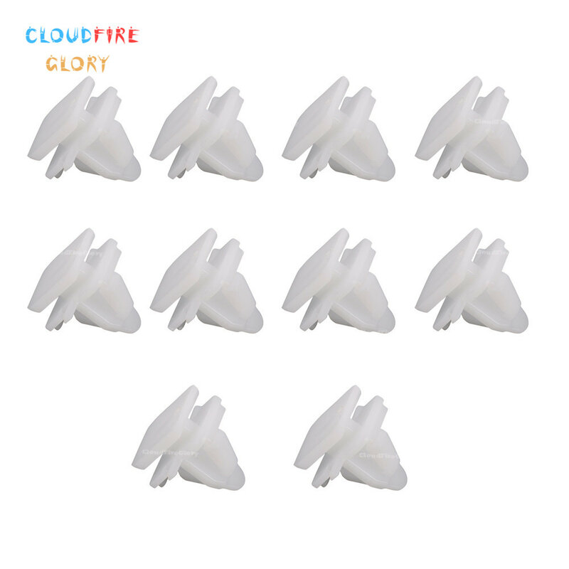 CloudFireGlory 10Pcs 51137269358 Storage Compartments Cover Door Sill Wheel Arch Mirrors Clip Nylon For BMW  X3 17-11 X4 2015-On