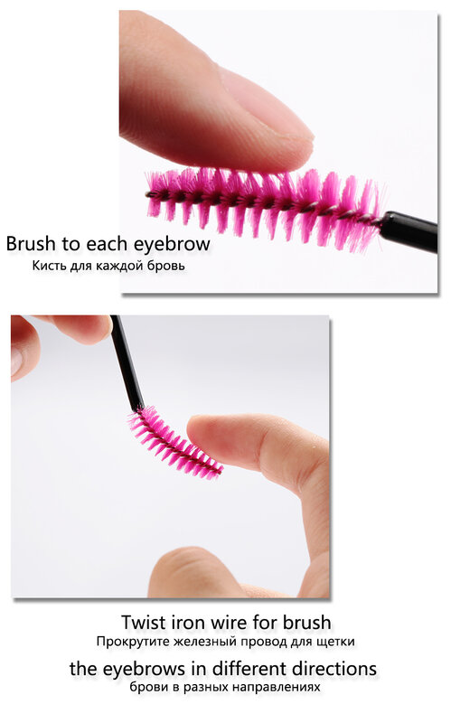 Eyelash Brushes Makeup Brushes Disposable Mascara Wands Applicator Spoolers Eye Lashes Cosmetic Brush Makeup Tools factory price