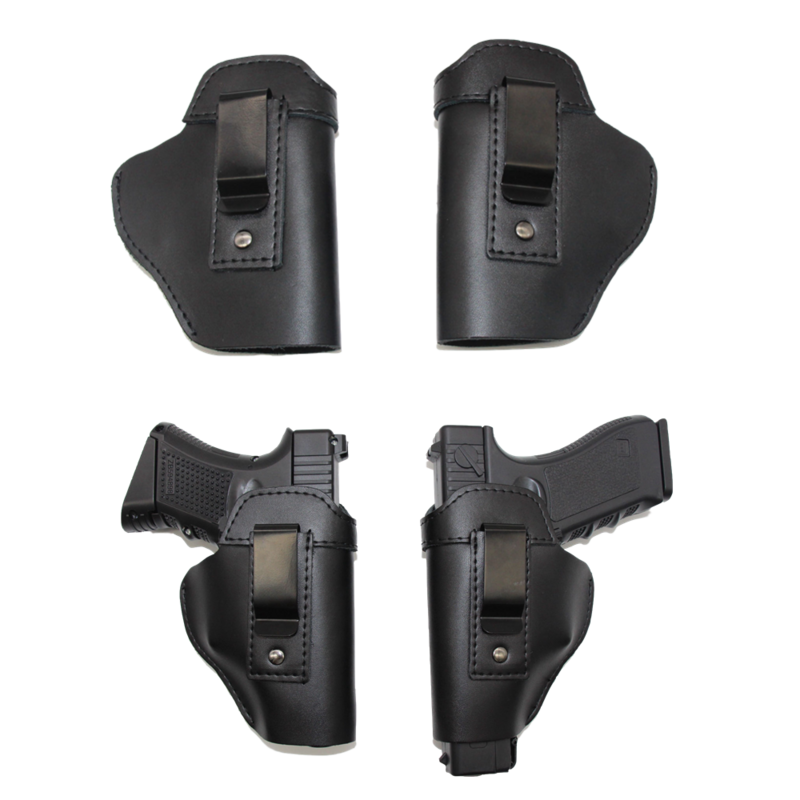 Mão esquerda/direita escondida pistola de couro coldre para taurus 444/hk usp compacto/aps/ppk/p226/p99 acessórios caça revólver