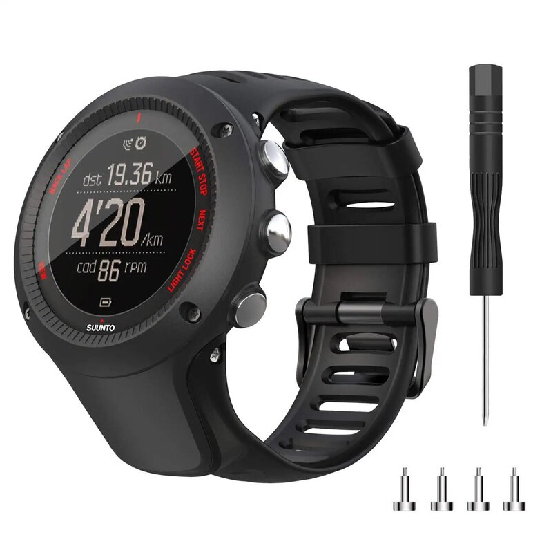Outdoor Sport Armband Horlogeband Voor Suunto Ambit1 Ambit 2 2r 2S Ambit 3 3P/3S/3 Horlogeband Siliconen Vervangende Polsband