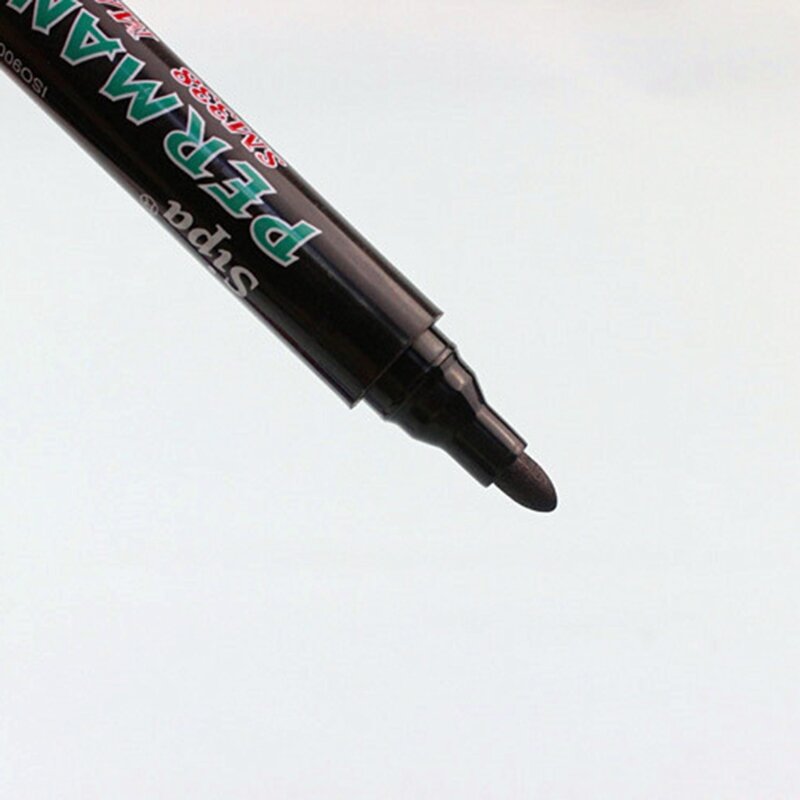 3.0mm Black Permanent Marker Work on Most Surface Permanent Markers for Plastic Freezer Bags Food Storage Containers