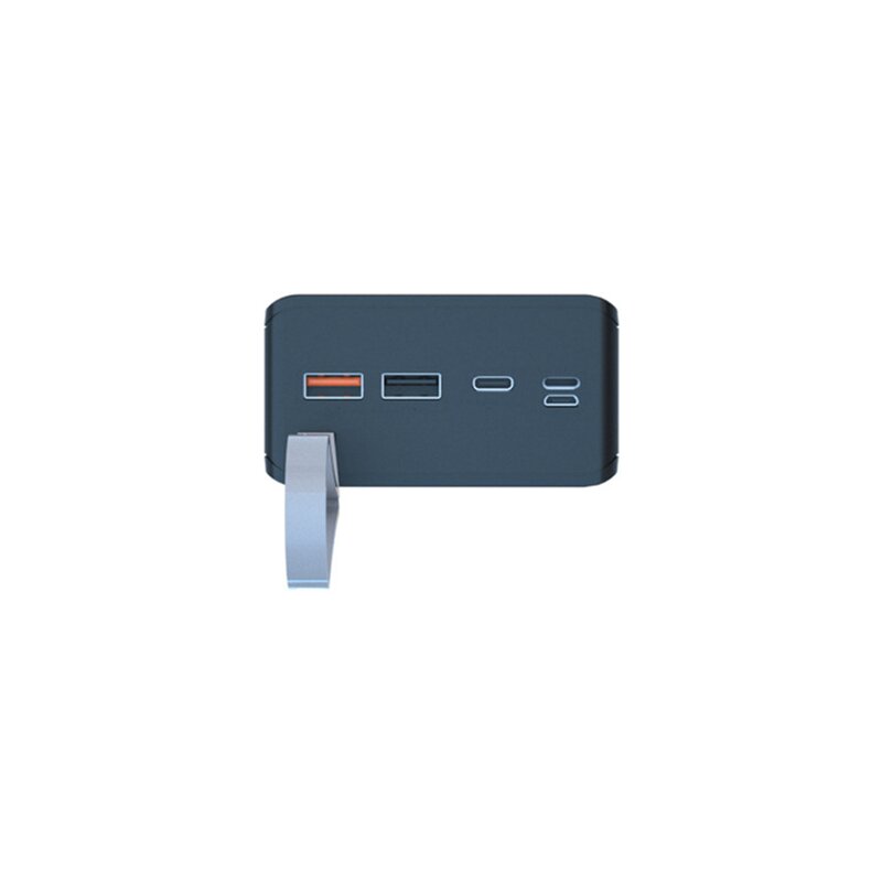 USB 5V 2A Display LCD Dapat Dilepas DIY 16X18650 Casing Baterai Power Bank Shell Charger Box Hitam Plastik Alat Las Kits