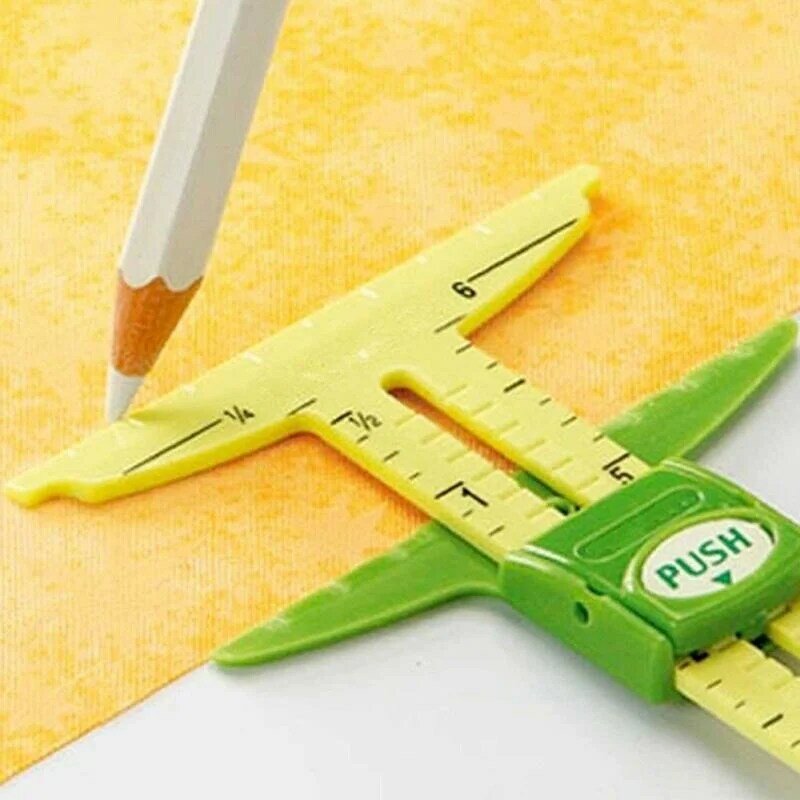 Home Supplies Sewing Accessories Plastic Five-in-one Simple Cloth Ruler DIY Ruler Supplies