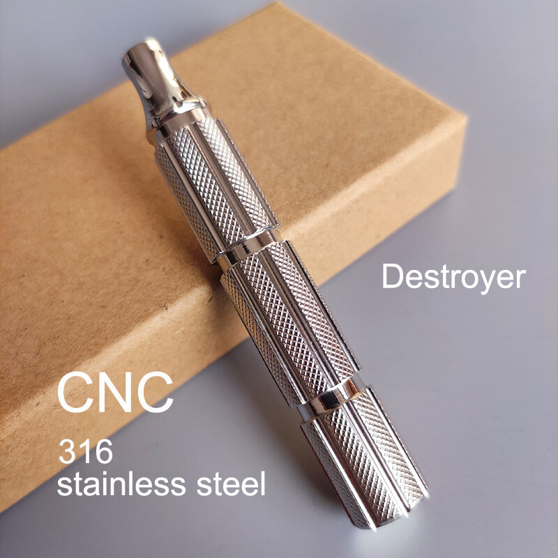 Dscosmetic, безопасная бритвенная ручка из нержавеющей стали 316L, Разрушитель