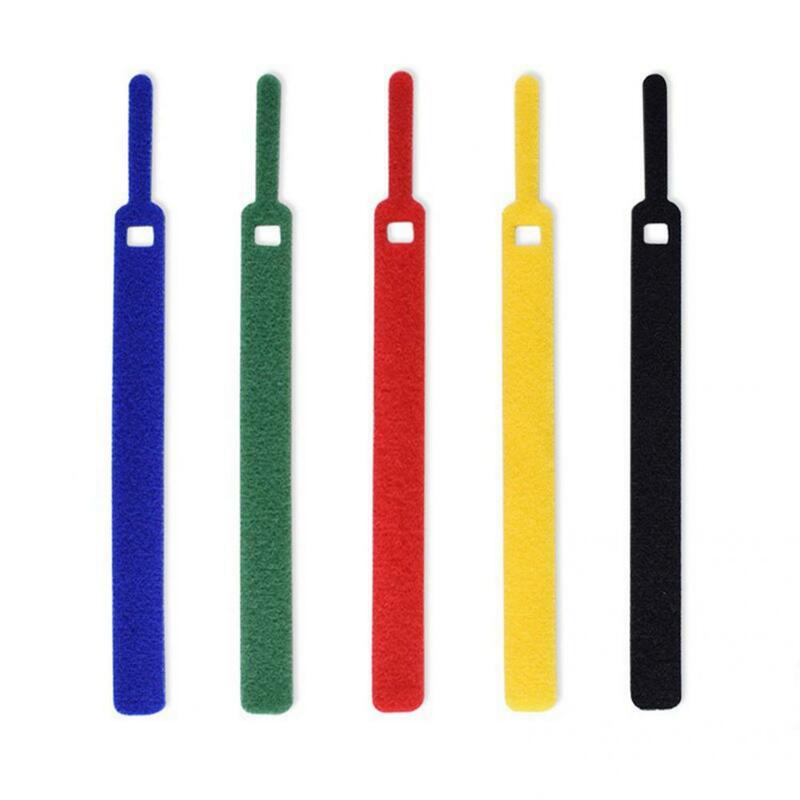 Trytytka owija losowy kolorowy drut Tie okłady typu T łatwy w użyciu wysokowydajny przewód trytytka s łączniki drut Zip Strap