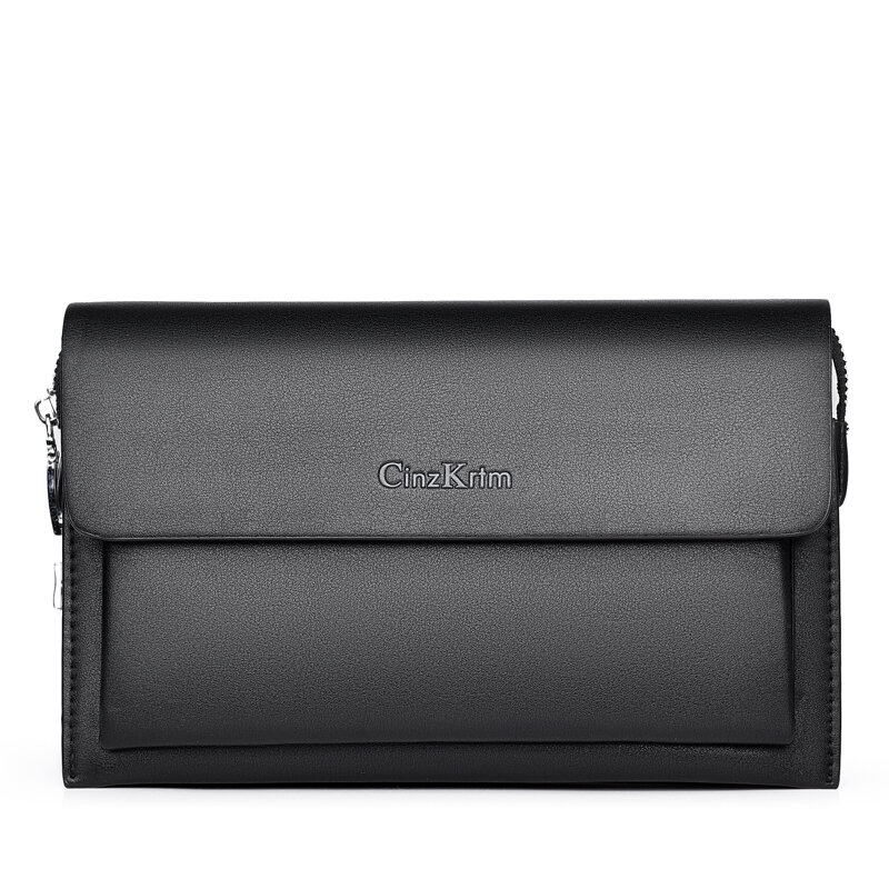 Nuovo Design uomo codificato blocco frizione antifurto portafoglio lungo blocco di sicurezza borsa Business borsa iPad Mini Bag nero e marrone