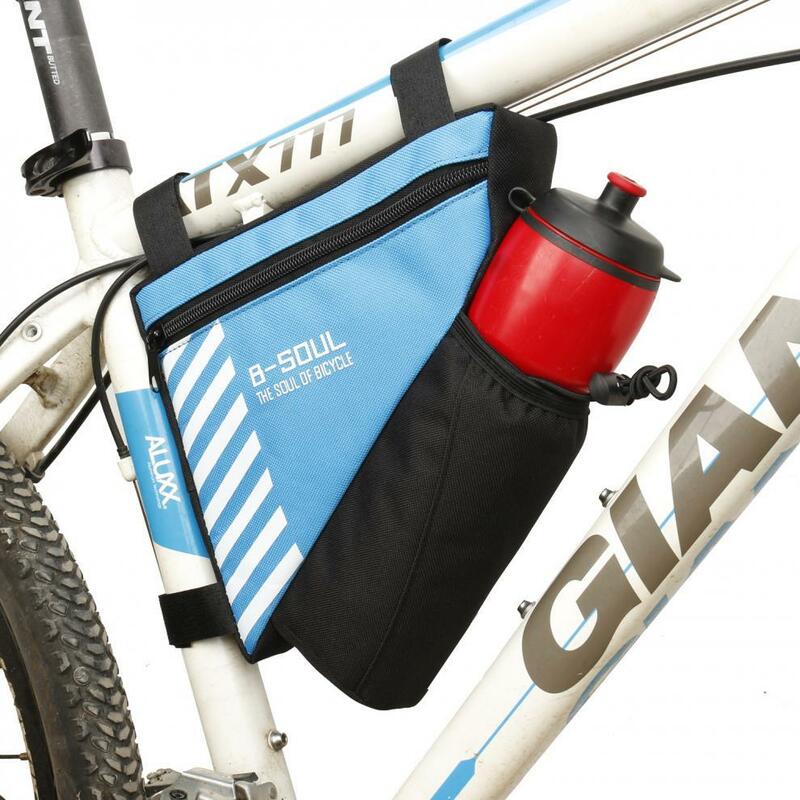 2021 bicicleta tripé sacos de garrafa de água mtb cycl frente tubo quadro saco triangular sacos de armazenamento triângulo sela saco da bicicleta acessórios