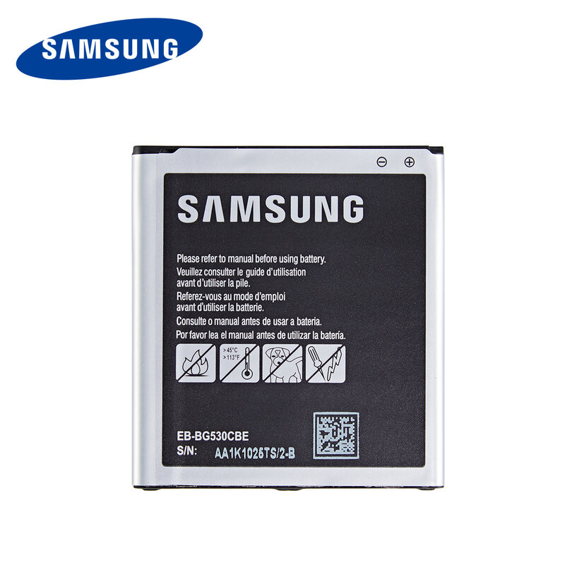 SAMSUNG Orginal EB-BG530CBU EB-BG530CBE 2600mAh bateria Para Samsung Galaxy Grande Prime J3 2016 G530 G531F G530H G530F G532F
