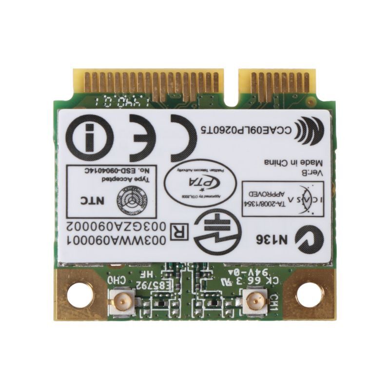 Atheros AR9287 AR5B97 무선 어댑터 300Mbps 미니 하프 PCI-E Wifi 카드