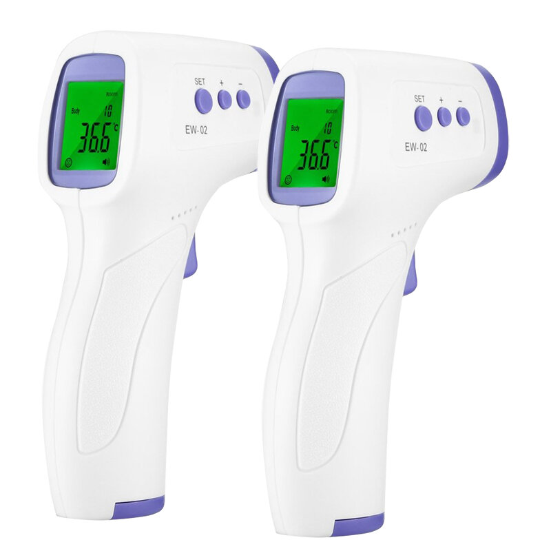 Infrarood Thermometer Digitale Non-contact Voorhoofd Lcd Ir Temperatuur Gun Multifunctionele Body Thermometer Voor Baby Volwassen