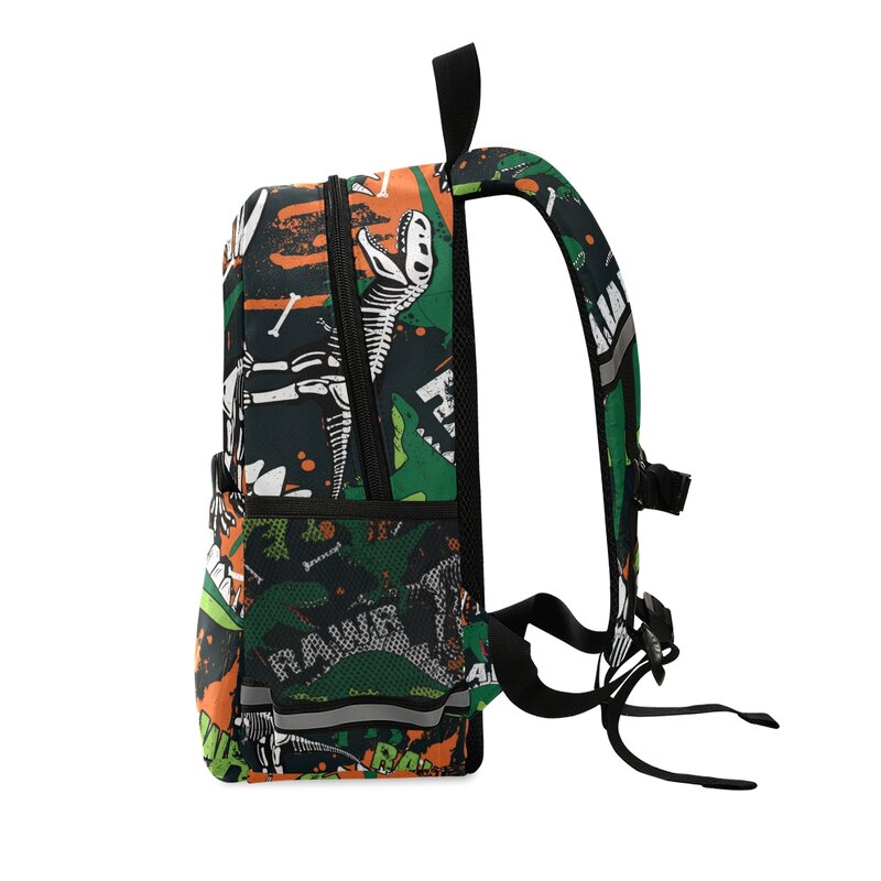 Школьный рюкзак для мальчиков, с 3d-изображением динозавра, легкий, водонепроницаемый, большой