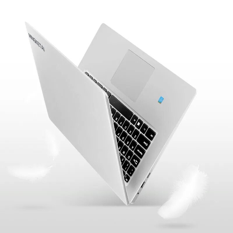 Computador portátil ultrafino, notebook com processador intel quad core celeron 13.3, 6gb, 128gb, win10, para negócios