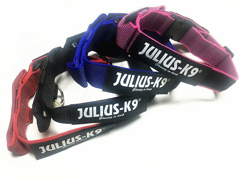 Nieuwe Collectie Julius K9 Kleine Grote Glow Halsbanden Harnas Perro Nylon Training