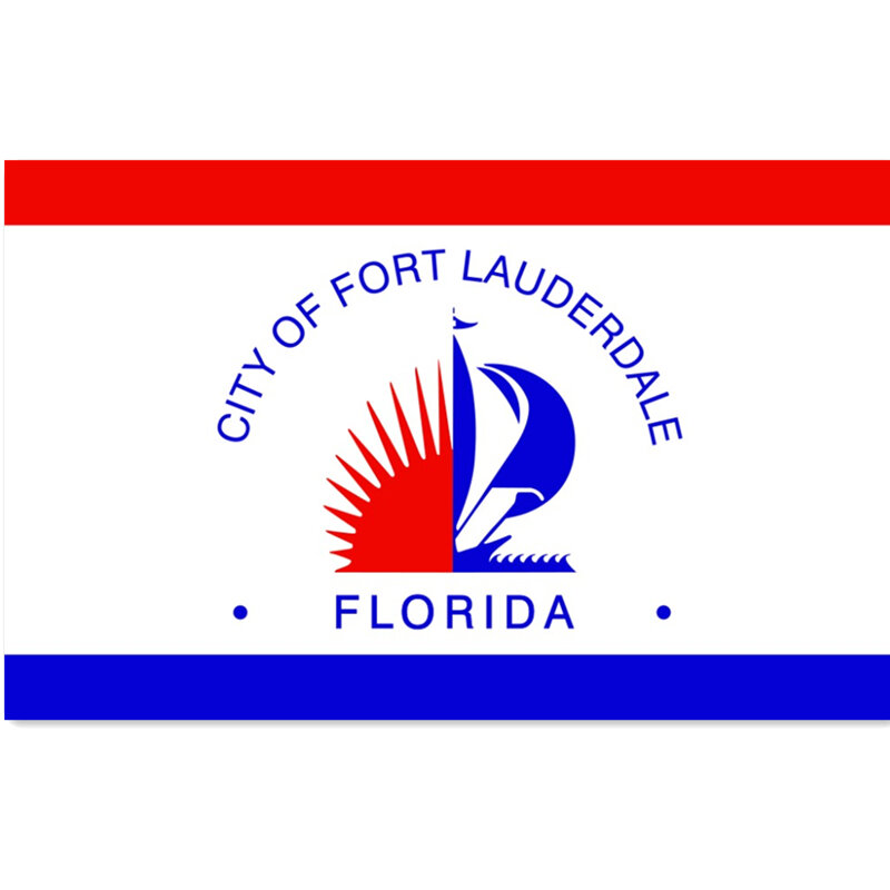 60x9 0 см/90x15 0 см/120x180 см Флаг США Флориды Форт-Лодердейл Флорида