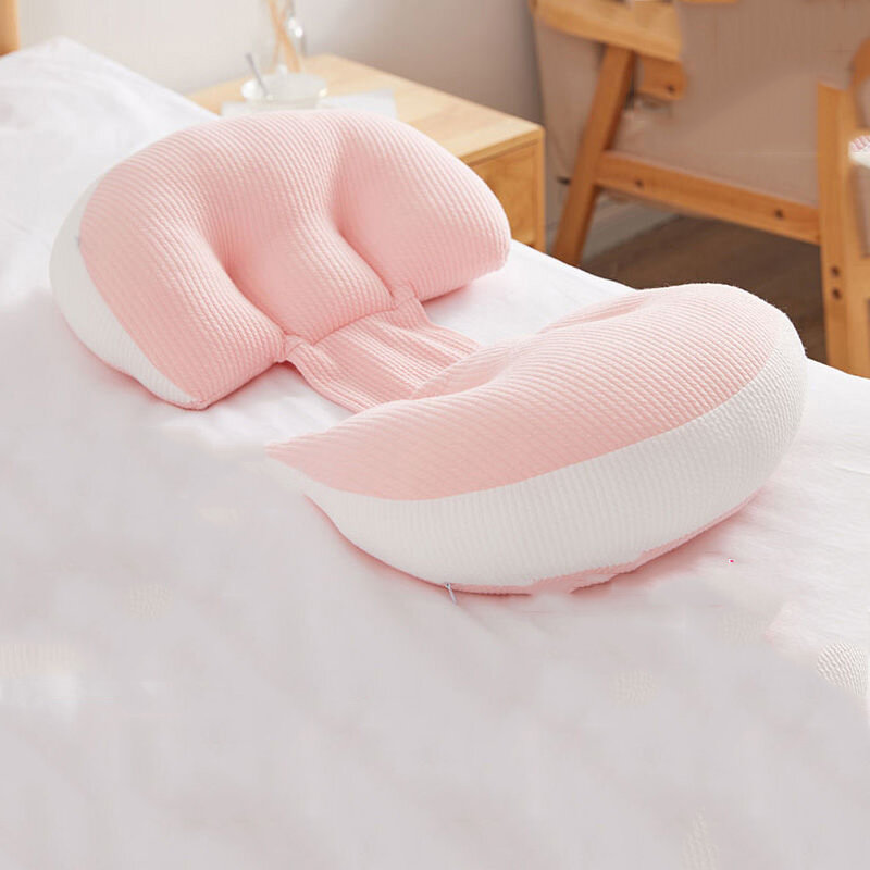 Антибактериальная Подушка для беременных женщин с защитой от клещей, хлопковая Подушка U-образной формы, подушки для сна на боку, удобный продукт для беременных
