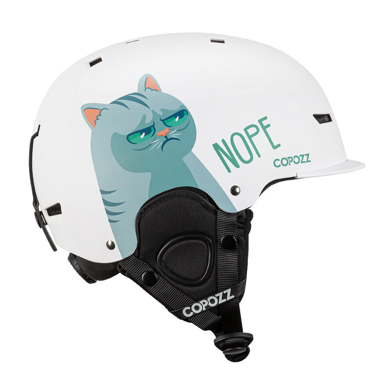 COPOZZ nuovo casco da sci Unisex certificato casco da sci antiurto semi-coperto per casco da Snowboard di sicurezza per adulti e bambini