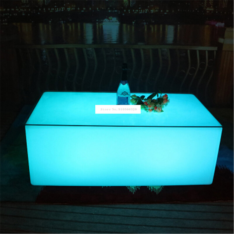Mesa de Bar LED resistente al agua, creativa, moderna, de 16 colores, decoración del hogar con mando a distancia