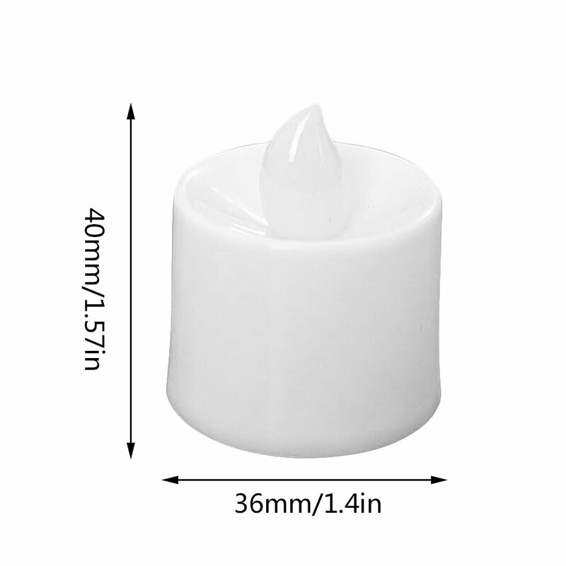 ICOCO 1pc Romantic Multi-color LED Flameless Candle Light Battery Powered Light for Birthday Dating Party Decor Wholesale Sale